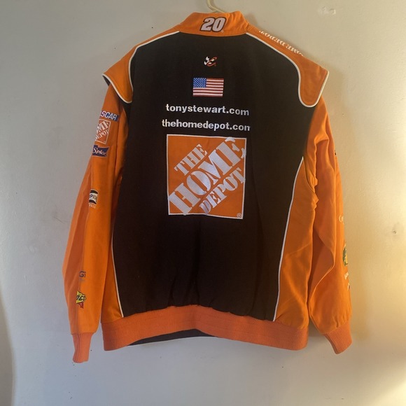 Chase Authentics Tony Stewart Home Depot Nascar Coca Cola Jacket Mens Size L - Picture 2 of 15
